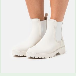 Aldo women white boots